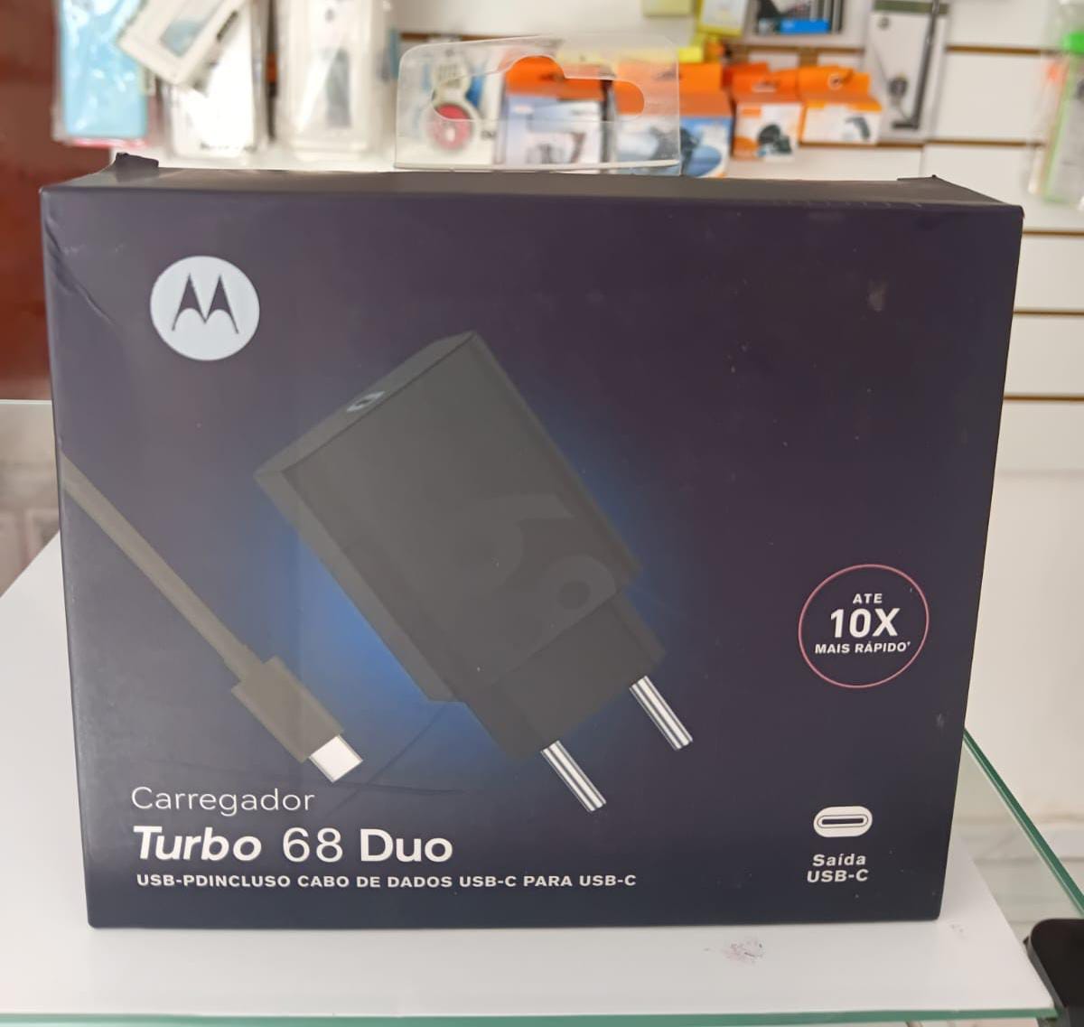 CARREGADOR MOTOROLA TURBO 68W