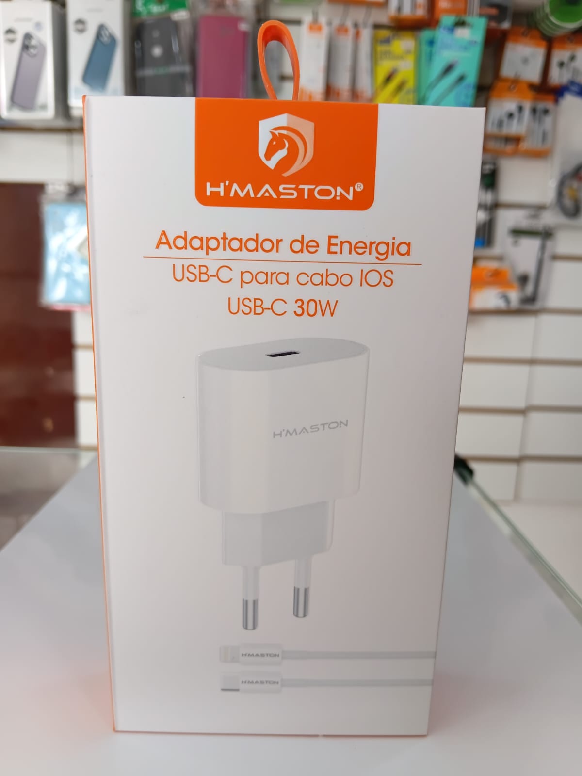 Carregador iPhone Completo H’Maston USB-C 30W