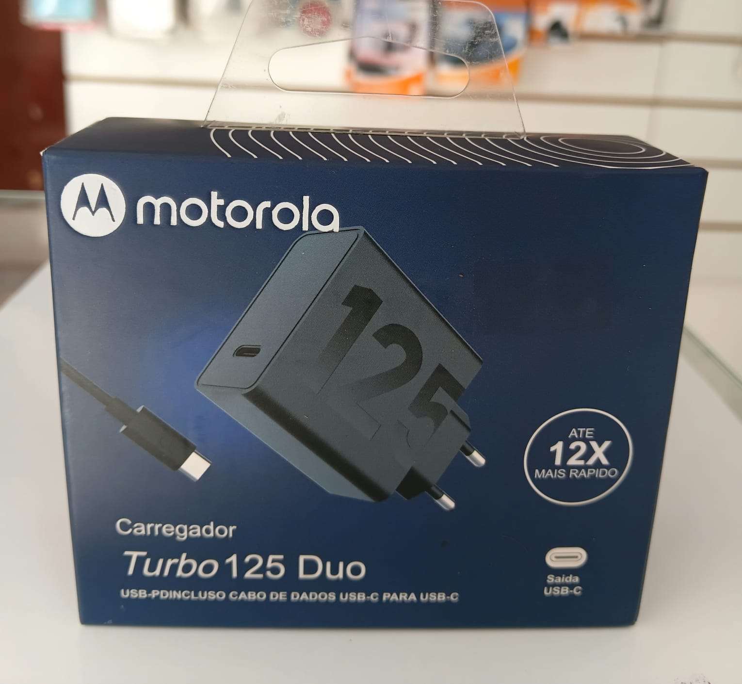 CARREGADOR  MOTOROLA TURBO  125w