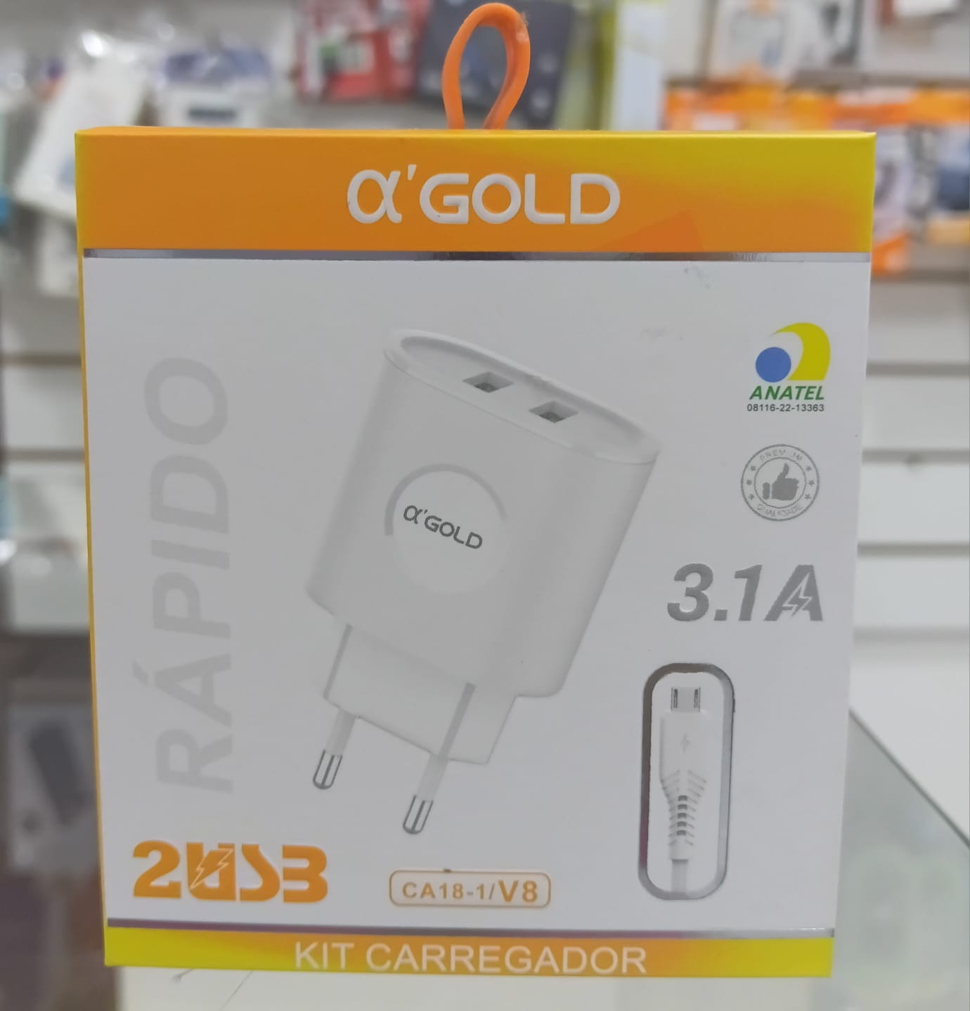 CARREGADOR  GOLD 3.1A