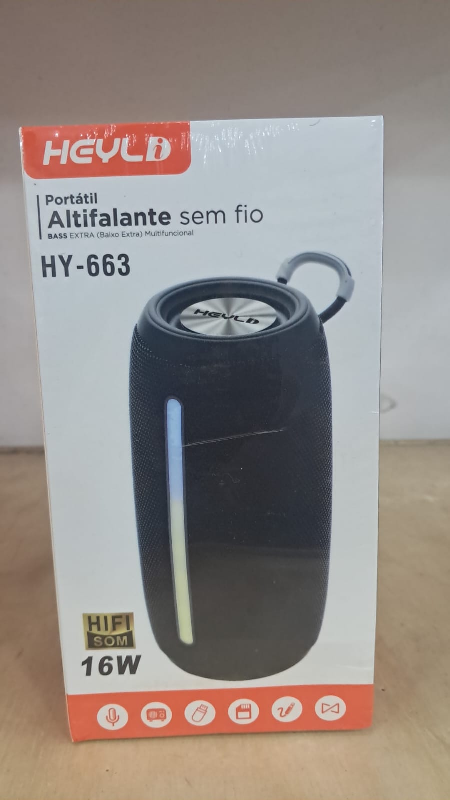 Caixa de Som Bluetooth H’MOLD HY-663 16W