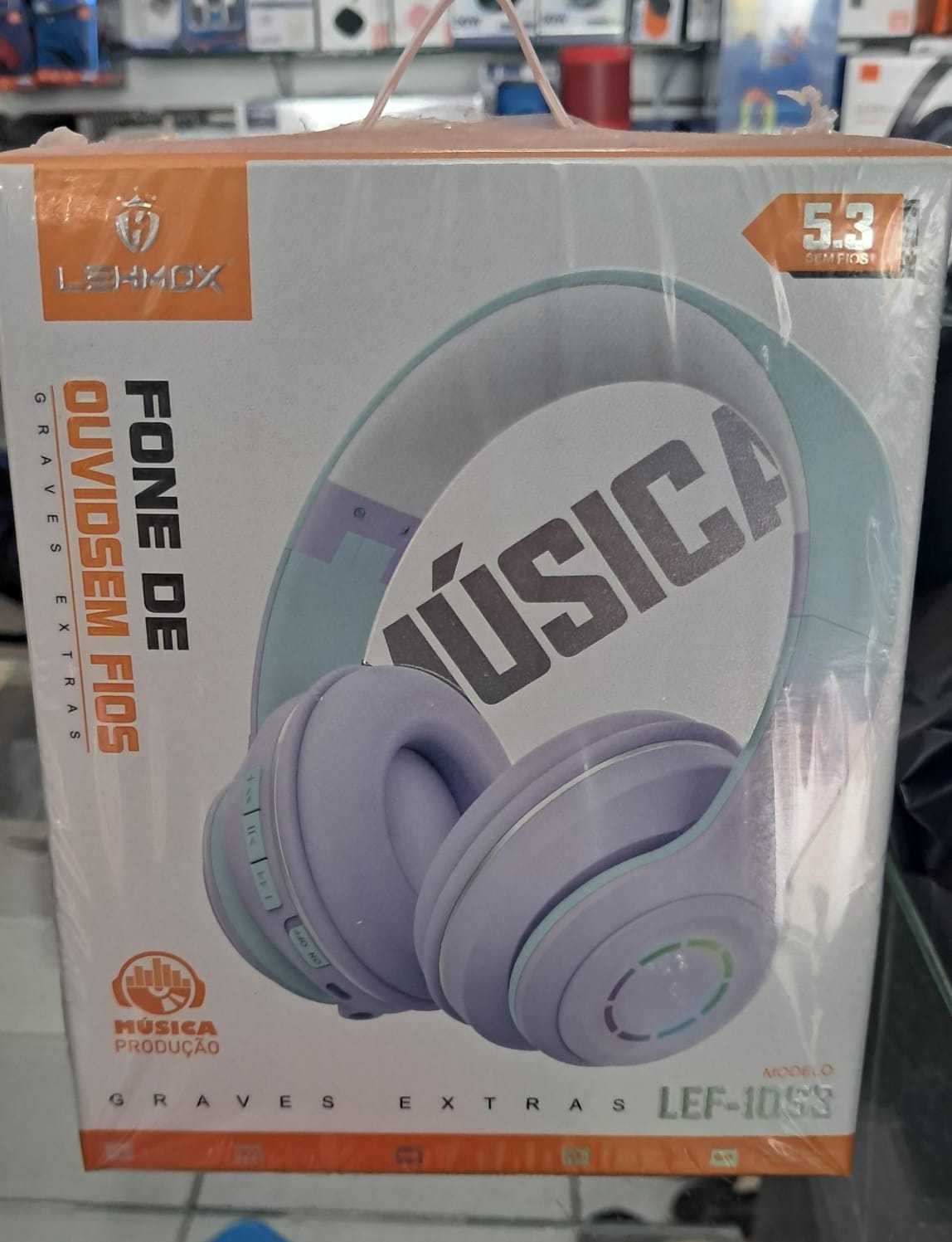 Fone de Ouvido Bluetooth LEHMOX